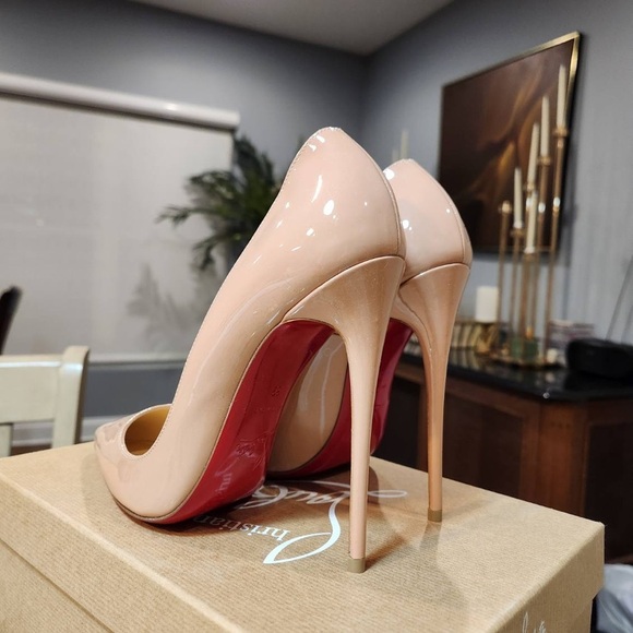 Christian Louboutin Nude Heels - Picture 2 of 7